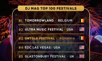 Festivalul UNTOLD, în topul celor mai mari festivaluri de pe planetă pentru al doilea an consecutiv