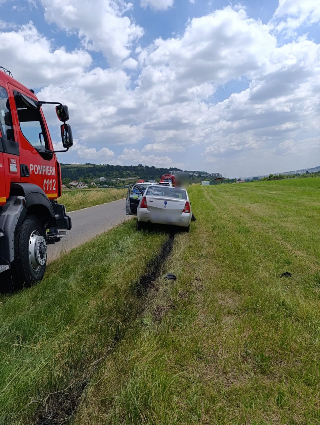Accident pe centura Cluj-Florești. Un bărbat a ajuns la spital