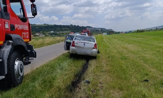 Accident pe centura Cluj-Florești. Un bărbat a ajuns la spital