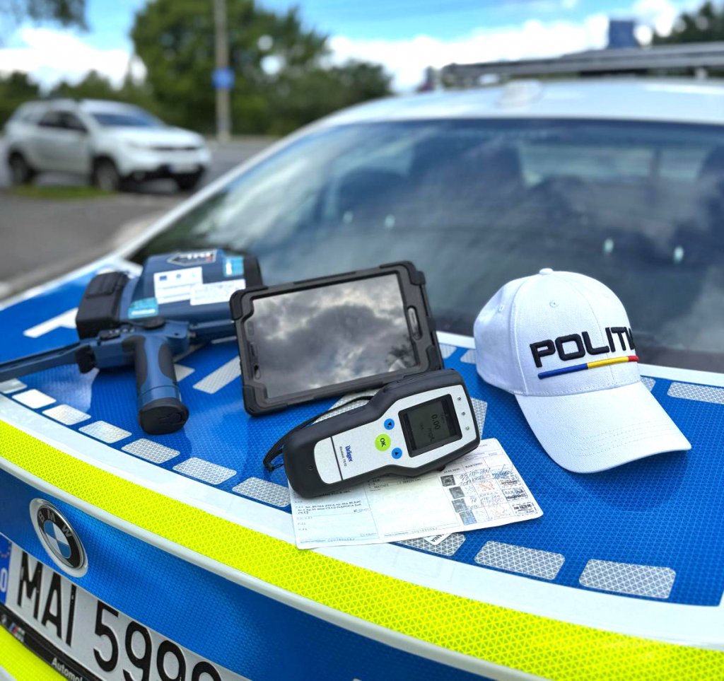 Polițiștii clujeni, la vânătoare de șoferi drogați sau băuți: Azi, operațiunea „Marathon”