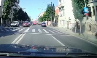 Cluj-Napoca: "Dacă nu sunt pietoni pe trecere, culoarea roșie a semaforului e opțională" / "De multe ori și când sunt pietoni pe trecer