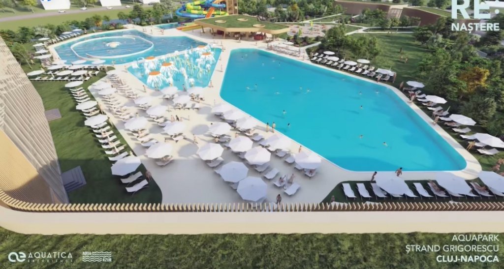 Primăria Cluj-Napoca a lansat licitația pentru aquapark-ul din Grigorescu. Contract pe 49 de ani