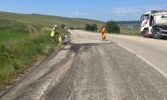 Reparații importante pe un nou drum județean din Cluj