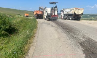 Reparații importante pe un nou drum județean din Cluj