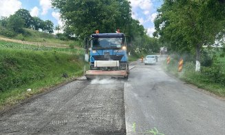 Reparații importante pe un nou drum județean din Cluj