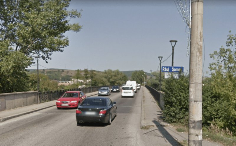 Dej | Lucrări la podul peste Someș, timp de două săptămâni