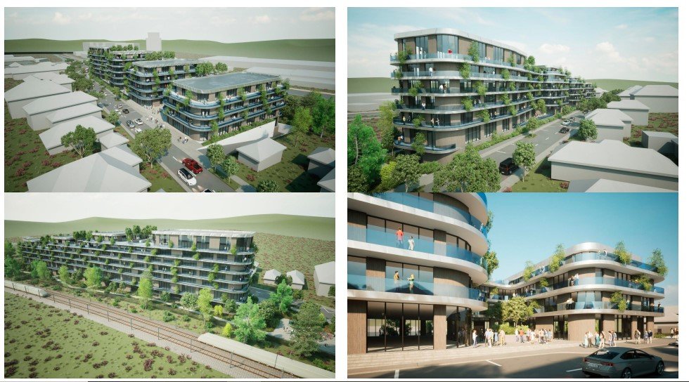 Ansamblu imobiliar cu aparthotel, birouri și spații comerciale, propus pe strada Romulus Vuia