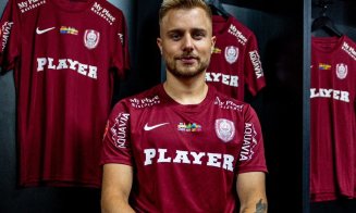 Antonio Bosec, pentru prima dată în vestiarul din Gruia. Fundașul a ajuns liber de contract la CFR Cluj
