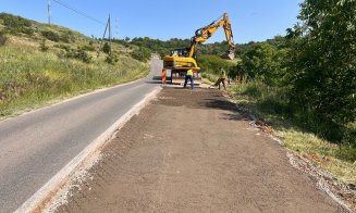 Reparații majore pe un drum județean din Cluj. Se toarnă și asfalt