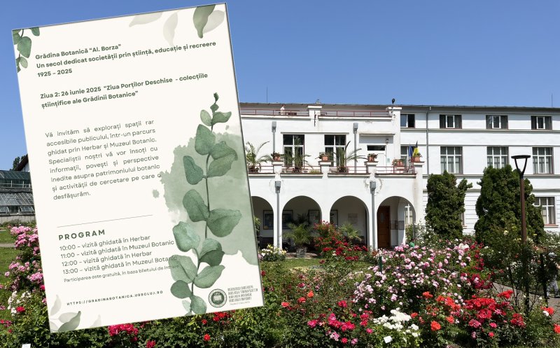 Grădina Botanică din Cluj-Napoca a împlinit 100 de ani / Astăzi este “Ziua Porților Deschise – colecțiile științifice”