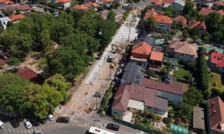 IMAGINI de pe șantierul din Piața 14 Iulie,  strada Sigismund Toduță și se extinde Parcului din Grigorescu