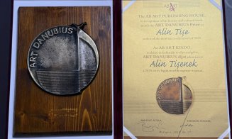 Alin Tișe, premiat la prestigiosul târg de carte de la Budapesta: „Un moment important al vieții mele «scriitoricești»!