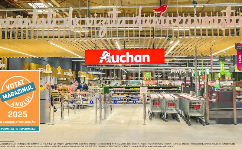 Auchan România, votat „Magazinul Anului 2025” în retailul autohton și premiat pentru produse marcă proprie românești