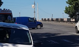 Accident rutier în zona Gării din Cluj: tânăr rănit, transportat de urgență la spital