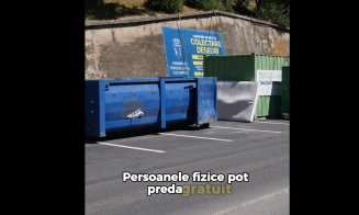 Un nou punct de colectare a deșeurilor voluminoase, din construcții, echipamente electrice și electronice dat în folosință în Cluj-Napoca