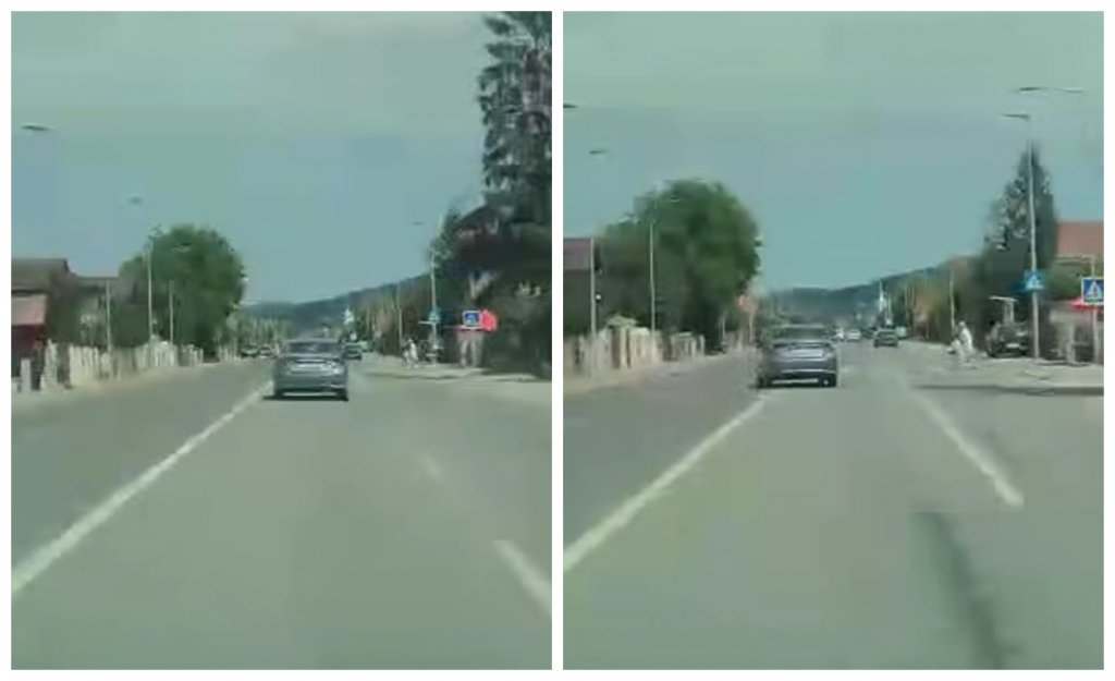 Gest inconștient la trecerea de pietoni în Cluj: Un șofer grăbit a făcut o manevră riscantă în loc să oprească