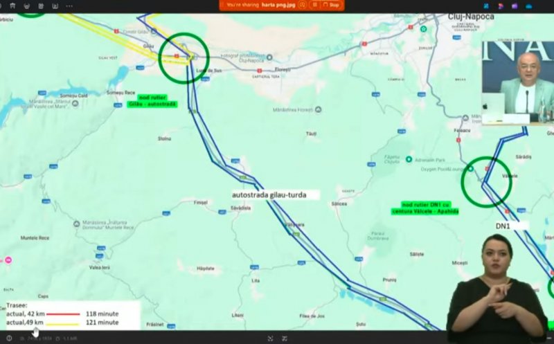 Drumul expres de la Tureni, inaugurat JOI! Peste 1.800 de mașini vor avea INTERZIS prin Cluj-Napoca, GILĂU și BACIU