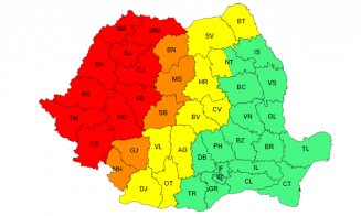Vremea a luat-o razna! Clujul, sub COD ROȘU de furtuni și COD GALBEN de caniculă