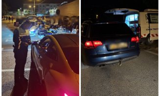 Controale masive în trafic: Polițiștii clujeni au ieșit la "vânătoare" de șoferi recalcitranți și mașini tunate
