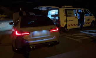 Controale masive în trafic: Polițiștii clujeni, la "vânătoare" de șoferi recalcitranți și mașini tunate
