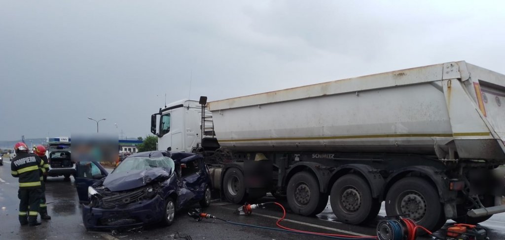 Cum s-a produs accidentul grav din Gilău, în care un vârstnic a ajuns intubat la spital