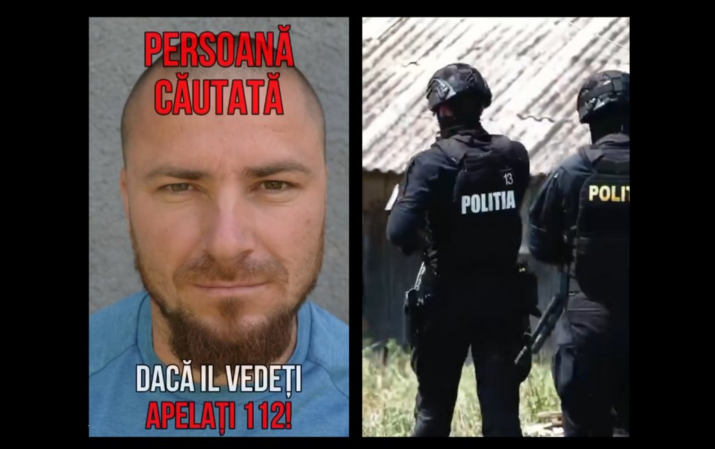 Emil Gânj, suspectul crimei din Mureș, arestat. În lipsă / Recompensă 5000 de euro pentru orice informaţie care va duce la capturarea criminalului