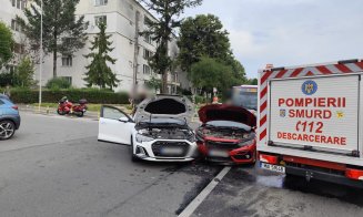 Şoferii din Cluj-Napoca, tot mai grăbiţi să îşi facă praf maşinile: ACCIDENT pe Constantin Brâncuși