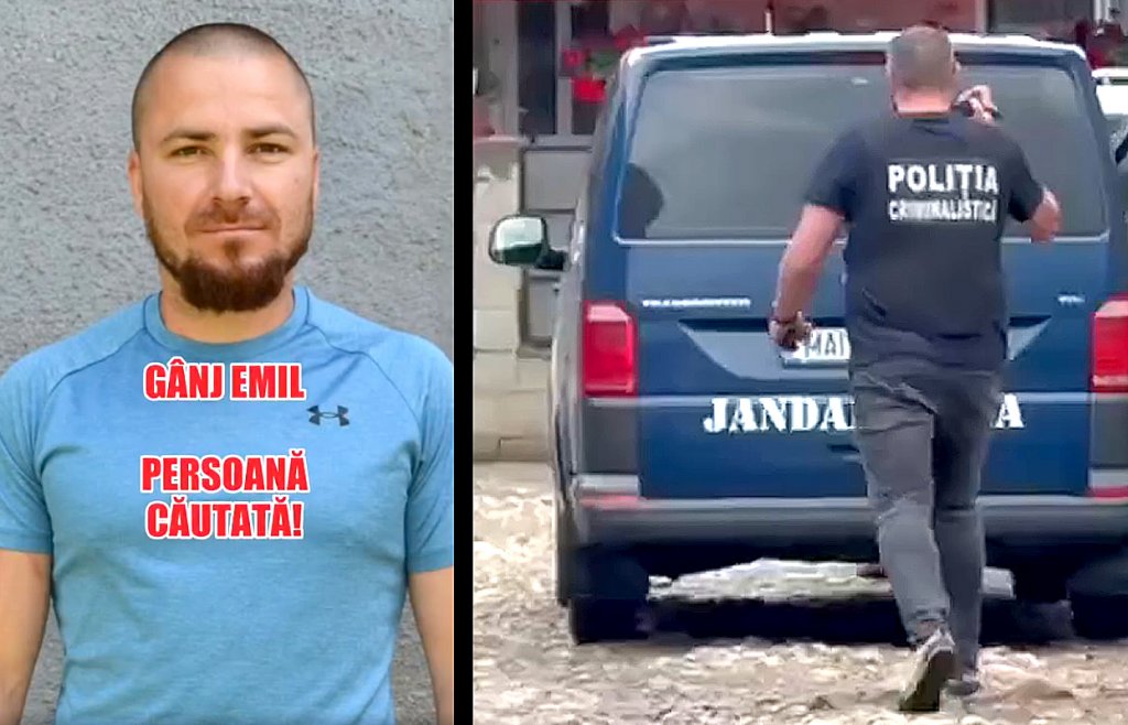 Descinderi la o locaţie din Cluj la apropiaţi ai criminalului Emil Gânj, care e de negăsit de 10 zile / A plănuit crima în detaliu
