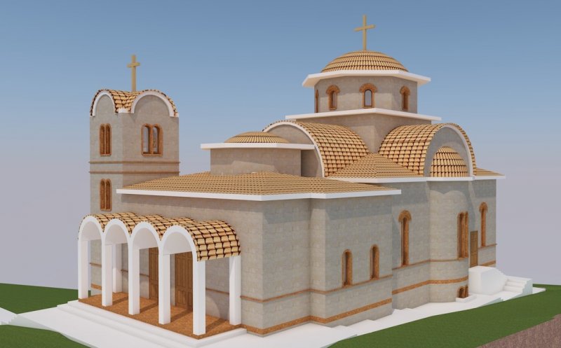 La Cluj se construiește o replică a bisericii Mănăstirii Kato Xenia