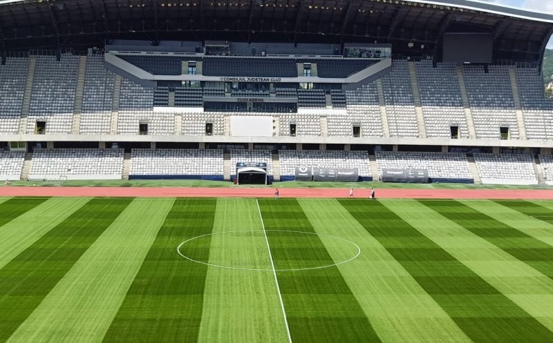 Cluj Arena este pregătită de meci! Mesajul lui Alin Tișe