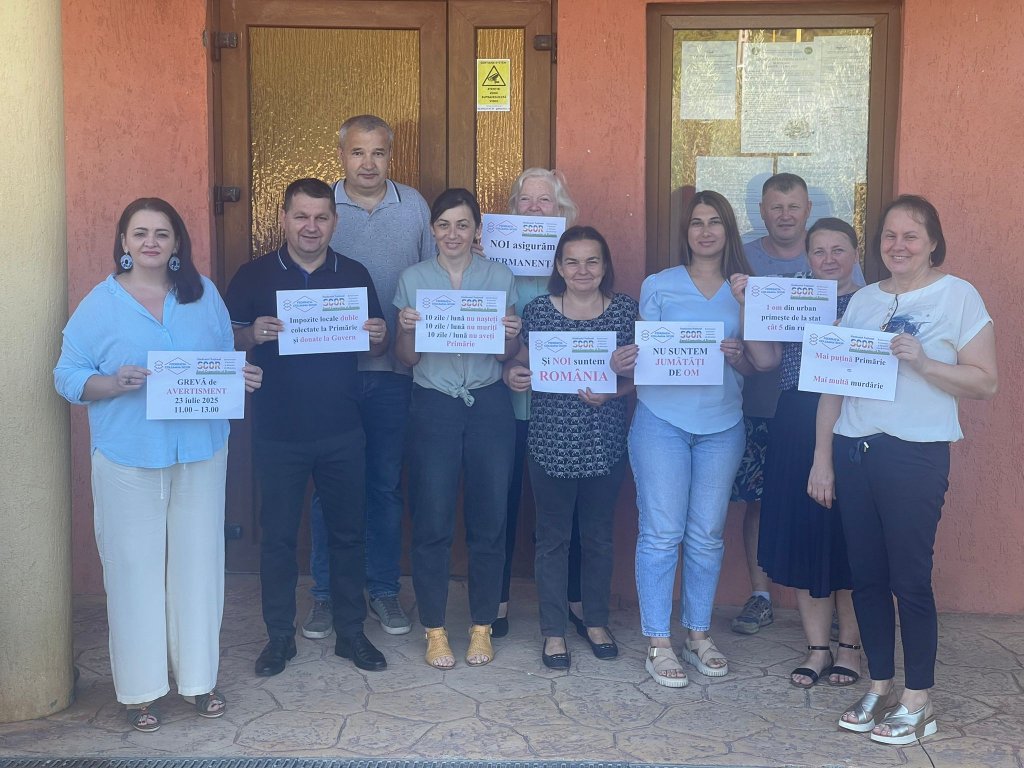 Grevă de avertisment în mai multe primării din Cluj. Au participat sute de angajați