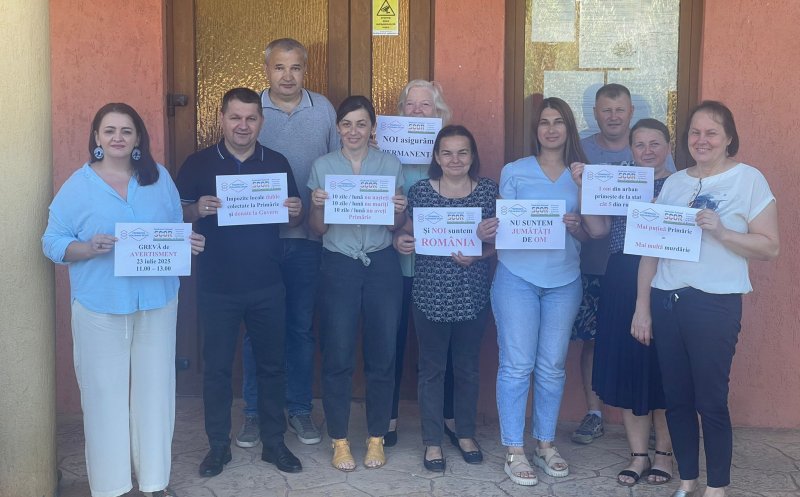Grevă de avertisment în mai multe primării din Cluj. Au participat sute de angajați