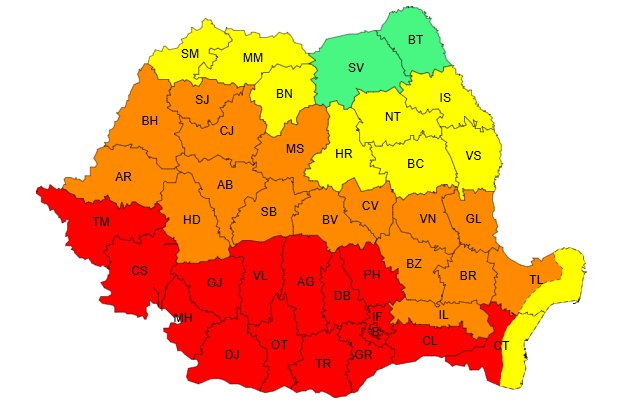 Se anunță un weekend fierbinte! Clujul, sub COD PORTOCALIU de CANICULĂ: temperaturi spre 40 de grade și nopți tropicale