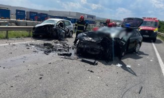 Accident devastator pe centura Vâlcele-Apahida: Trei victime transportate de urgență la spital. Trafic deviat pe rute alternative