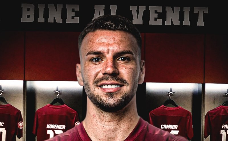 Andrei Cordea, prezentat oficial de CFR Cluj. Ce a declarat noul jucător din Gruia