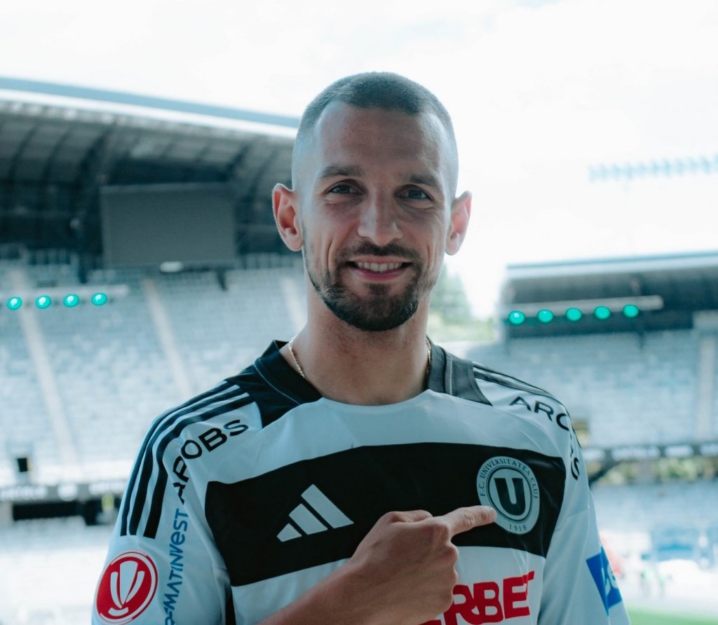 Al doilea transfer al zilei la "U" Cluj. Fundașul dreapta mult așteptat a sosit
