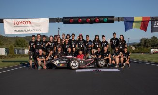 Studenții UTCN au prins podiumul cu noul monopost electric la Formula Student Balkans 2025