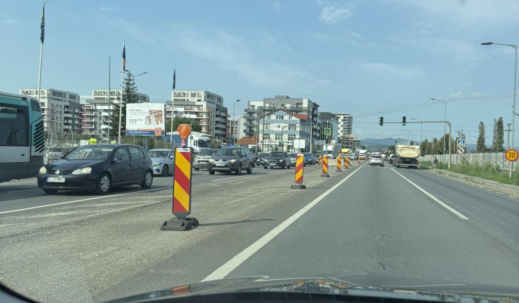 Trotinetist lovit de mașină la ieșirea din Florești spre Cluj. Victima a fost transportată la spital