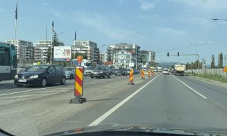 Trotinetist lovit de mașină la ieșirea din Florești. Trafic îngreunat spre Cluj