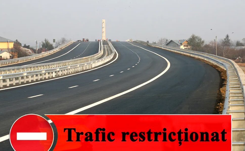 Trafic RESTRICȚIONAT vineri, 8 august, pe Autostrada A3 Câmpia Turzii - Nădășelu / Fisuri în carosabil