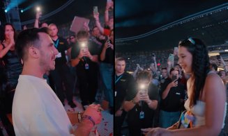 Cerere în căsătorie la UNTOLD X. Inna a sărit în sus de bucurie
