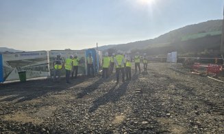 IMAGINI de pe șantierul metroului din Cluj, care intră în faza subterană. Încep lucrările