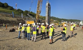 IMAGINI de pe șantierul metroului din Cluj: Încep lucrările în faza subterană