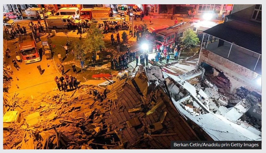 Turcia, zguduită de peste 200 de replici seismice după cutremurul cu magnitudinea 6,1