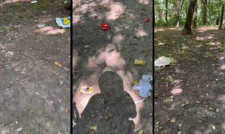 Mănășturenii s-au săturat de ȘATRA din cartier: Urlă, se ceartă, lasă o grămadă de gunoaie în jurul lor, distrug parcuri și spații verzi, iar în bosch