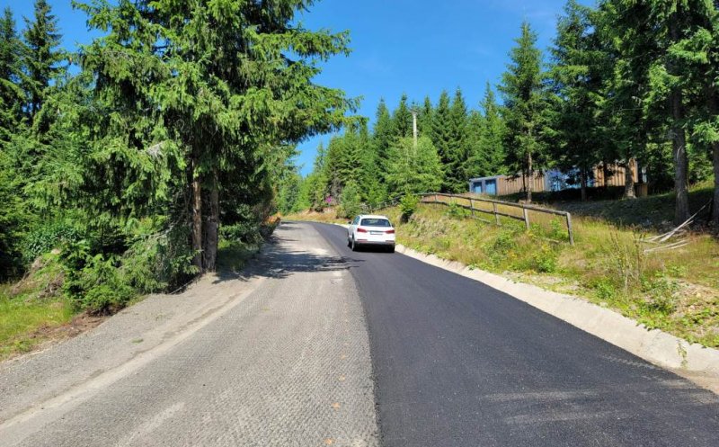 Se asfaltează drumul din stațiunea Băișoara până la pârtia Buscat