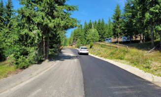 Se asfaltează drumul din stațiunea Băișoara până la pârtia Buscat