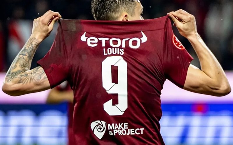 Louis Munteanu, accindentat sau supărat? CFR Cluj, FĂRĂ golgheter la meciul cu Braga