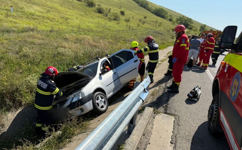 Accident pe centura Vâlcele - Apahida. Trei persoane au fost transportate la spital