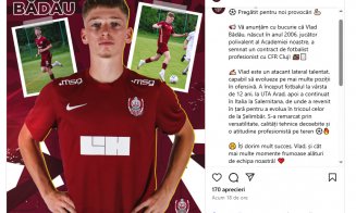 Transfer la CFR Cluj: Un mijlocaș ofensiv care a  evoluat și la juniorii din Serie A ai Salernitanei